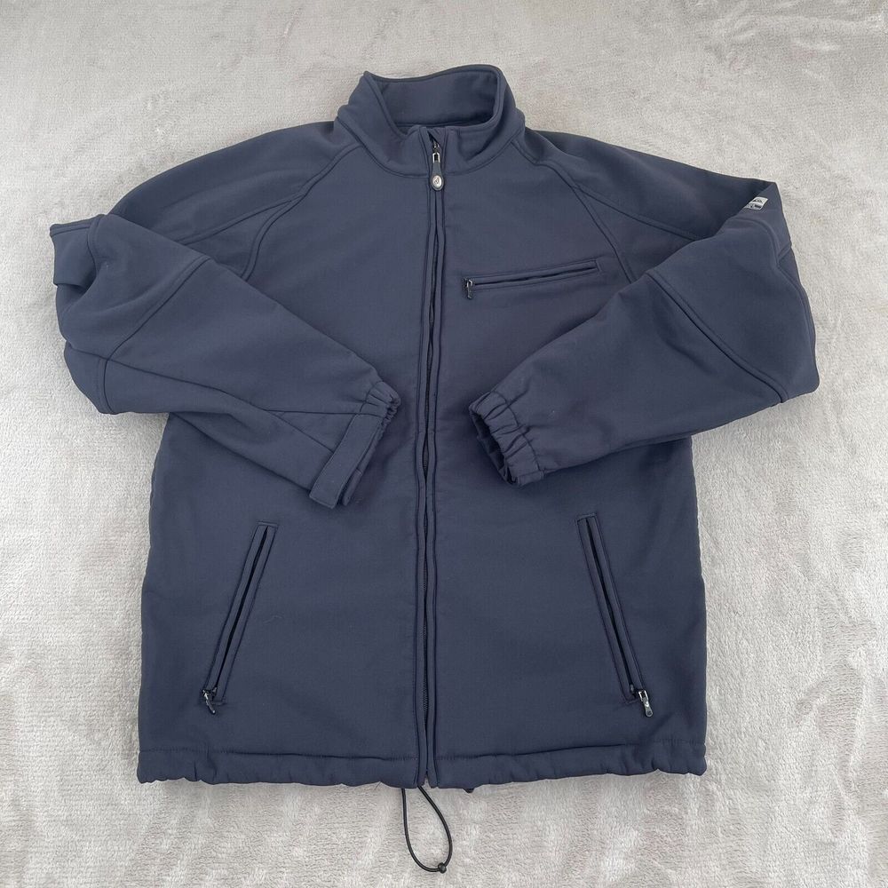 Vintage Elite Quiksilver Jacket Men Large Black EQPT Performance Tech Surf Ski